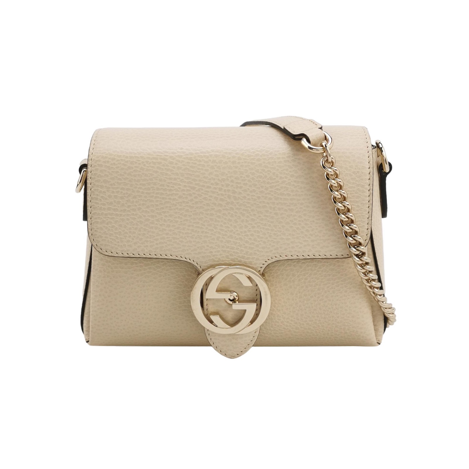 Gucci Interlocking Shoulder Bag Leather — photo 1 of 12