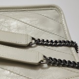 Saint Laurent(YSL) Niki Chain Flap Bag Matelasse Chevron Leather Small — thumbnail 12