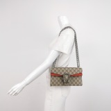 Gucci Dionysus Bag GG Coated Canvas with Crystal Embellished Metal Small — thumbnail 2