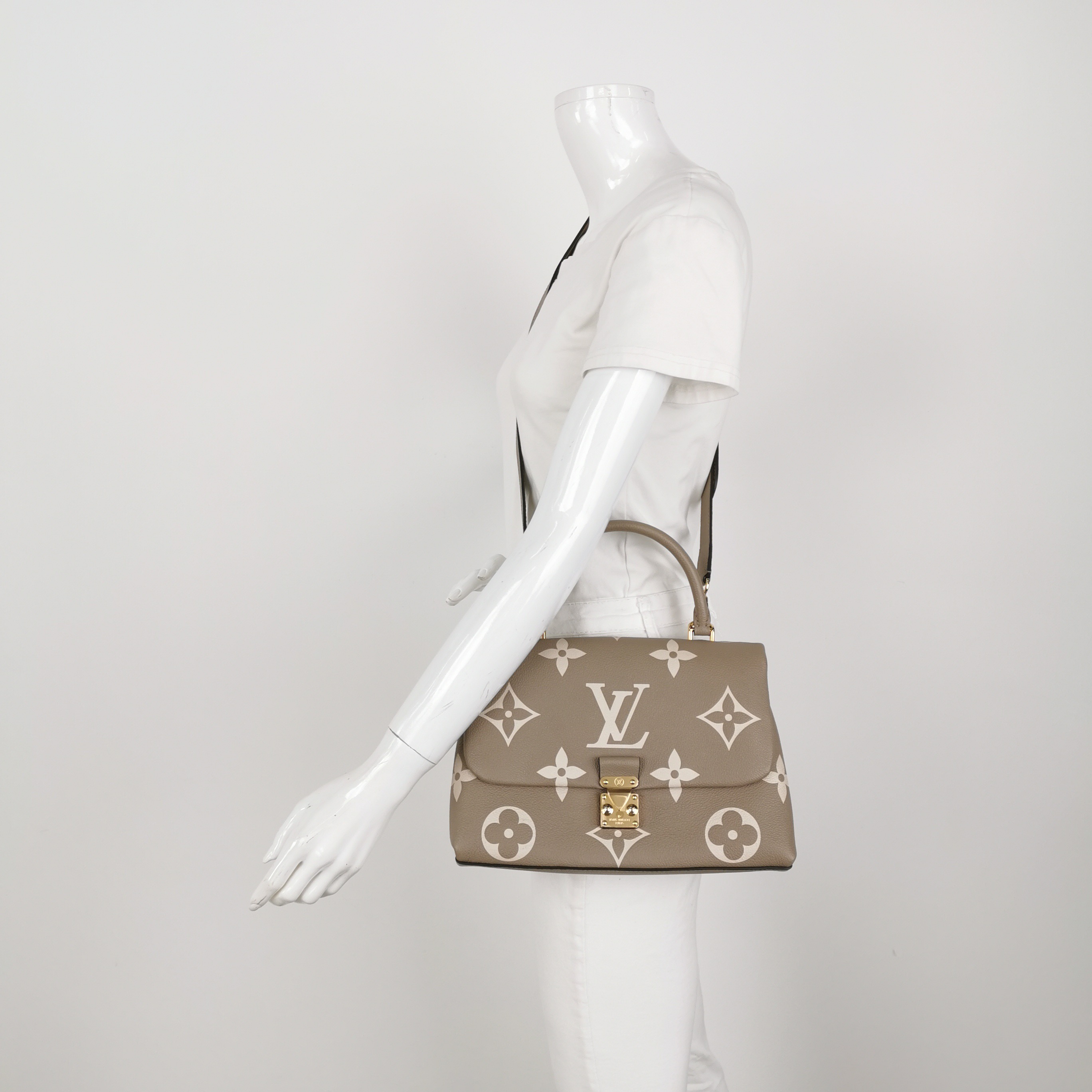 Louis Vuitton(LV) Madeleine Handbag Bicolor Monogram Empreinte Giant MM — alternate view