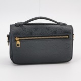 Louis Vuitton(LV) Pochette Metis East West Bag Monogram Empreinte Black — thumbnail 6