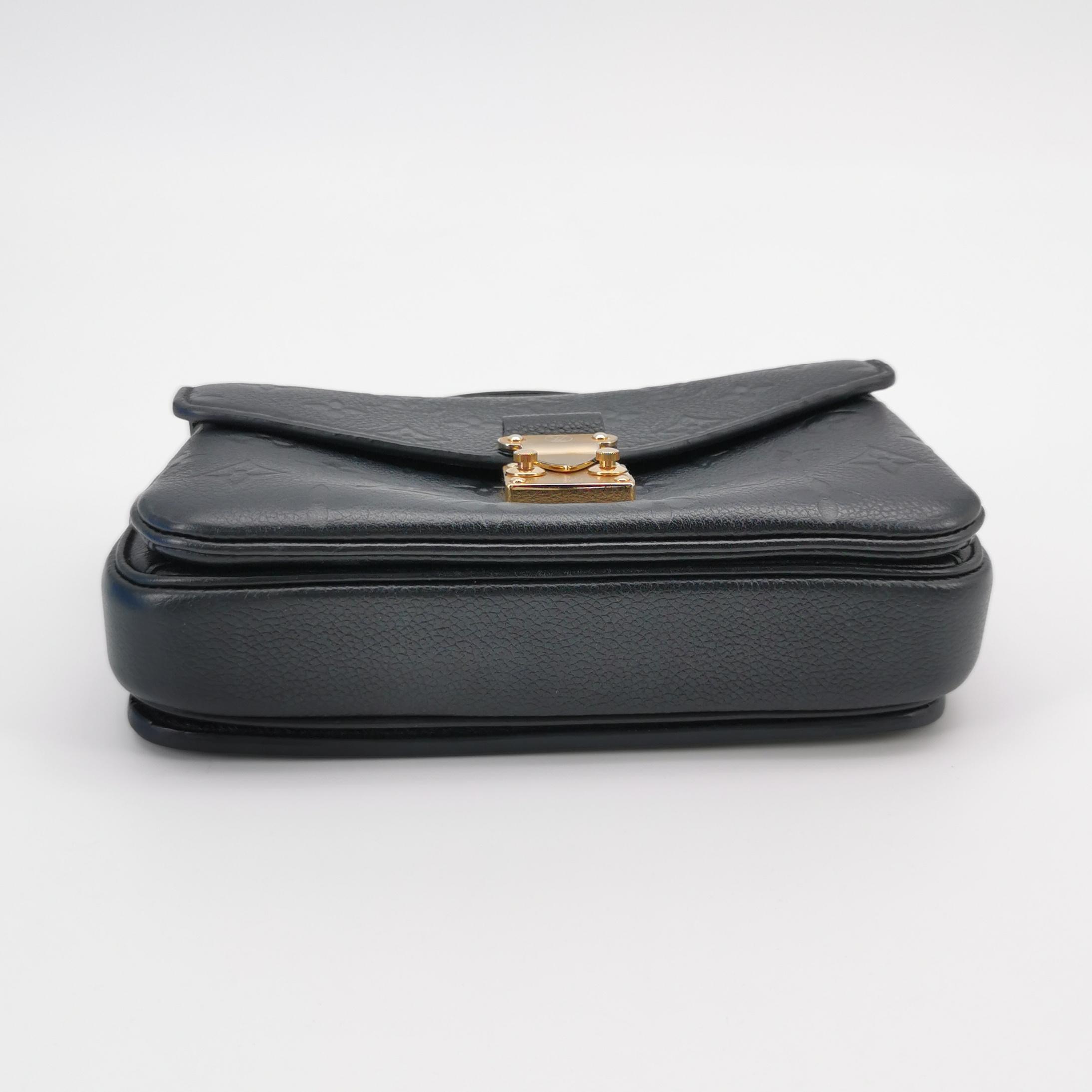 Louis Vuitton(LV) Pochette Metis East West Bag Monogram Empreinte Black — photo 5 of 14