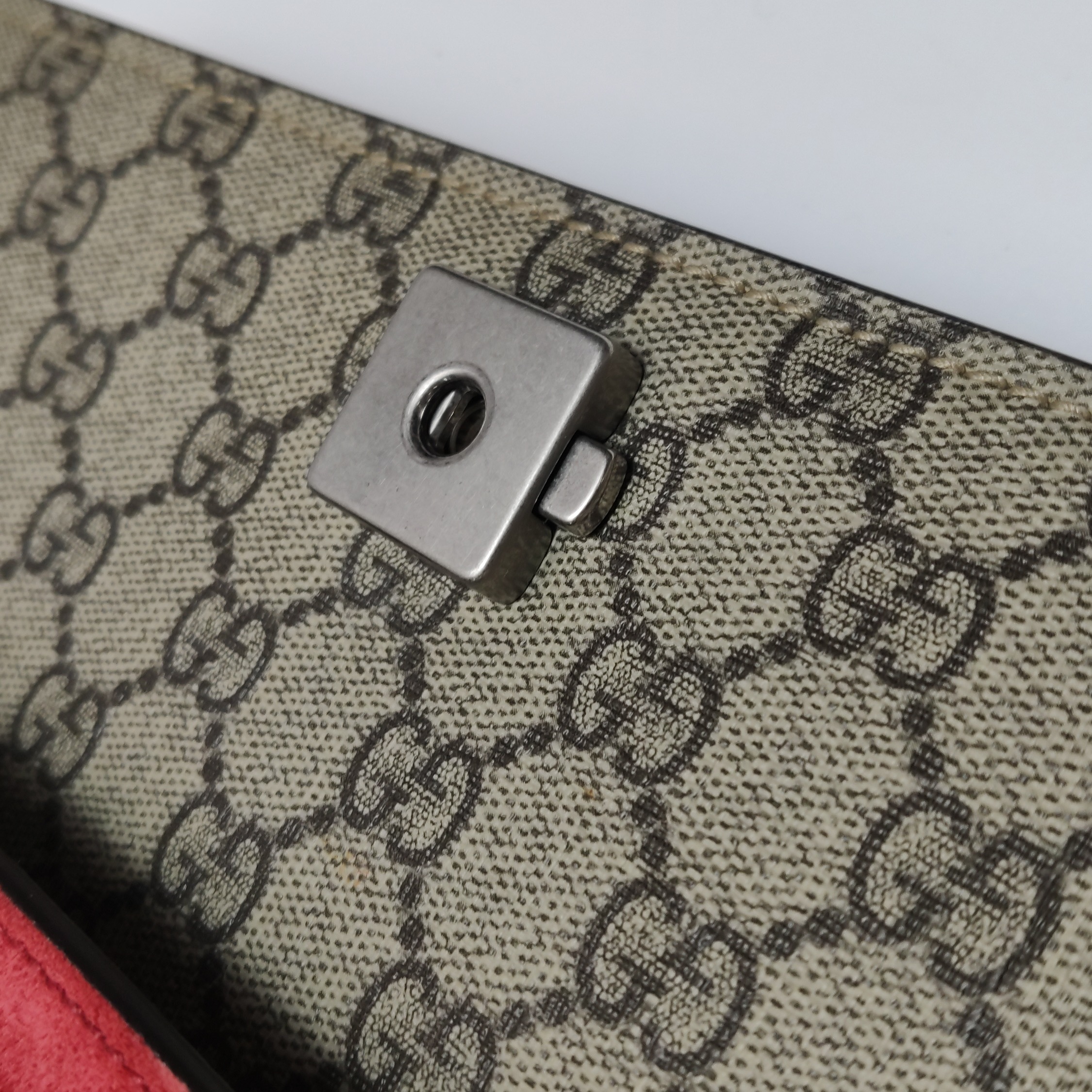 Gucci Dionysus Bag GG Coated Canvas with Crystal Embellished Metal Small — photo 10 of 11