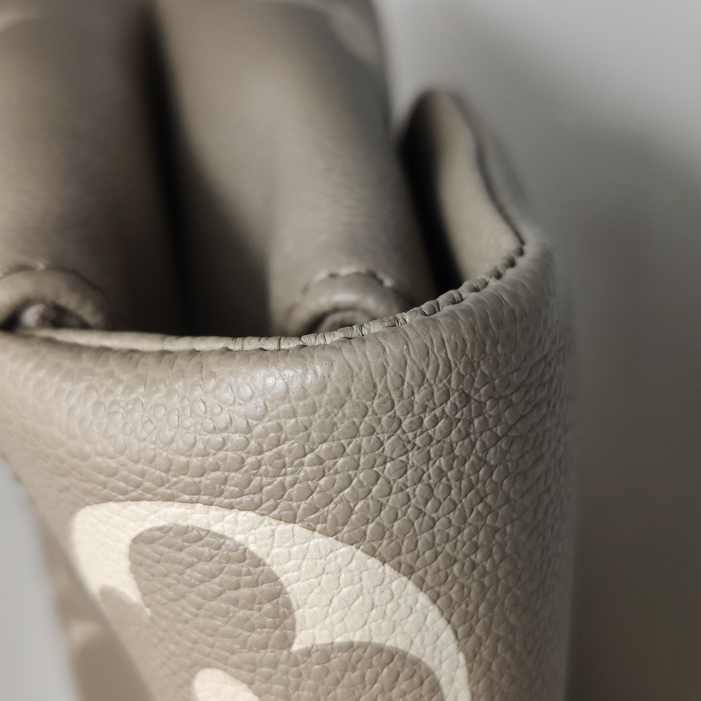 Louis Vuitton(LV) Madeleine Handbag Bicolor Monogram Empreinte Giant MM — photo 11 of 23