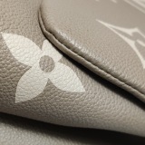 Louis Vuitton(LV) Madeleine Handbag Bicolor Monogram Empreinte Giant MM — thumbnail 13
