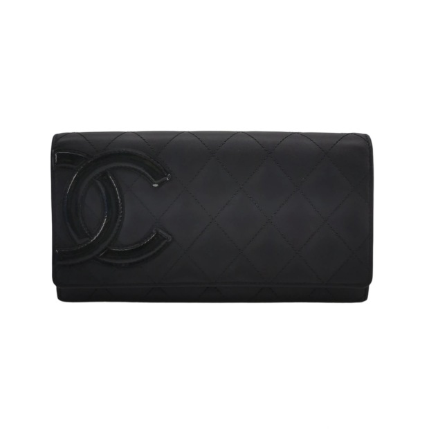 Chanel Cambon Gusset Wallet Quilted Lambskin Long — pre-owned, Vierlot