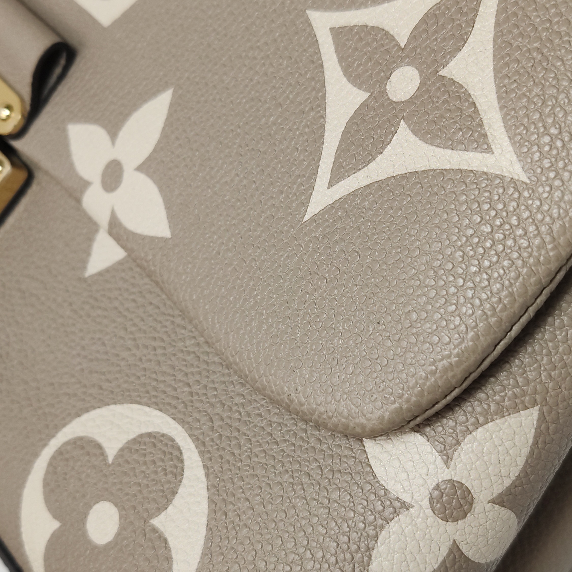 Louis Vuitton(LV) Madeleine Handbag Bicolor Monogram Empreinte Giant MM — photo 12 of 23