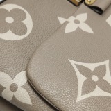 Louis Vuitton(LV) Madeleine Handbag Bicolor Monogram Empreinte Giant MM — thumbnail 12