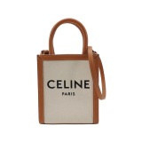 Celine Vertical Cabas Tote Canvas with Leather Mini — thumbnail 1