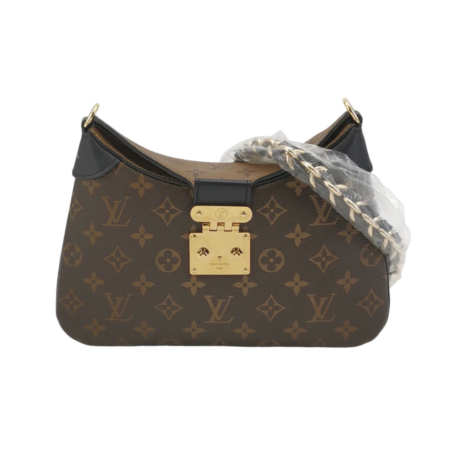 Louis Vuitton(LV)Twinny Handbag Monogram Canvas and Reverse Monogram Canvas with Leather — photo 1 of 14