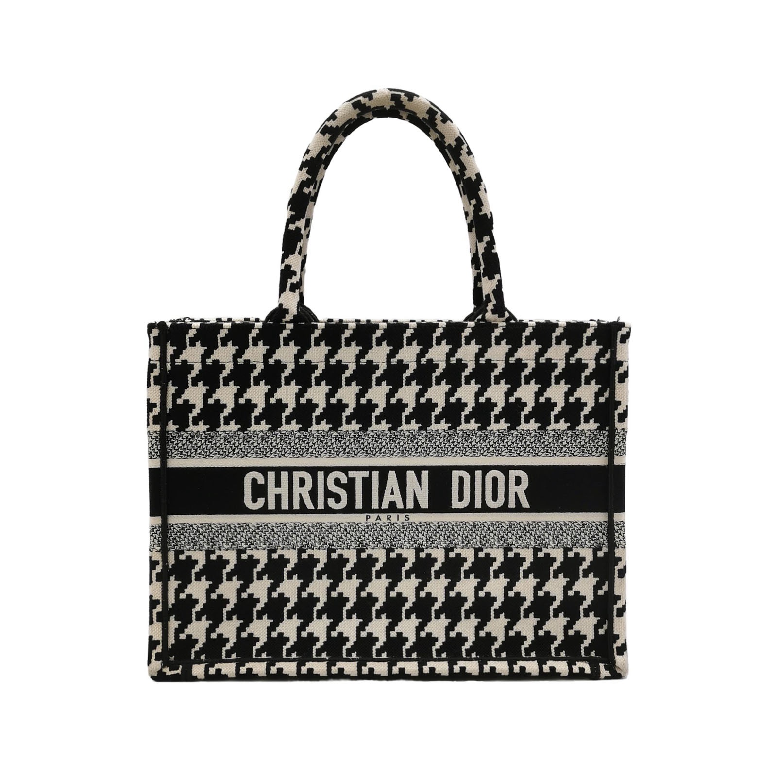 Christian Dior Book Tote Houndstooth Canvas Medium — photo 1 of 15