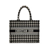 Christian Dior Book Tote Houndstooth Canvas Medium — thumbnail 1