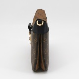 Louis Vuitton(LV)Twinny Handbag Monogram Canvas and Reverse Monogram Canvas with Leather — thumbnail 3