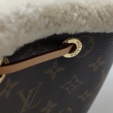 Louis Vuitton(LV) NeoNoe Handbag Monogram Canvas with Shearling BB — thumbnail 12