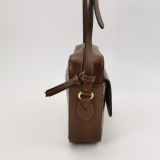 Gucci Horsebit 1955 Flap Pocket Camera Bag GG Coated Canvas and Leather Small — thumbnail 3