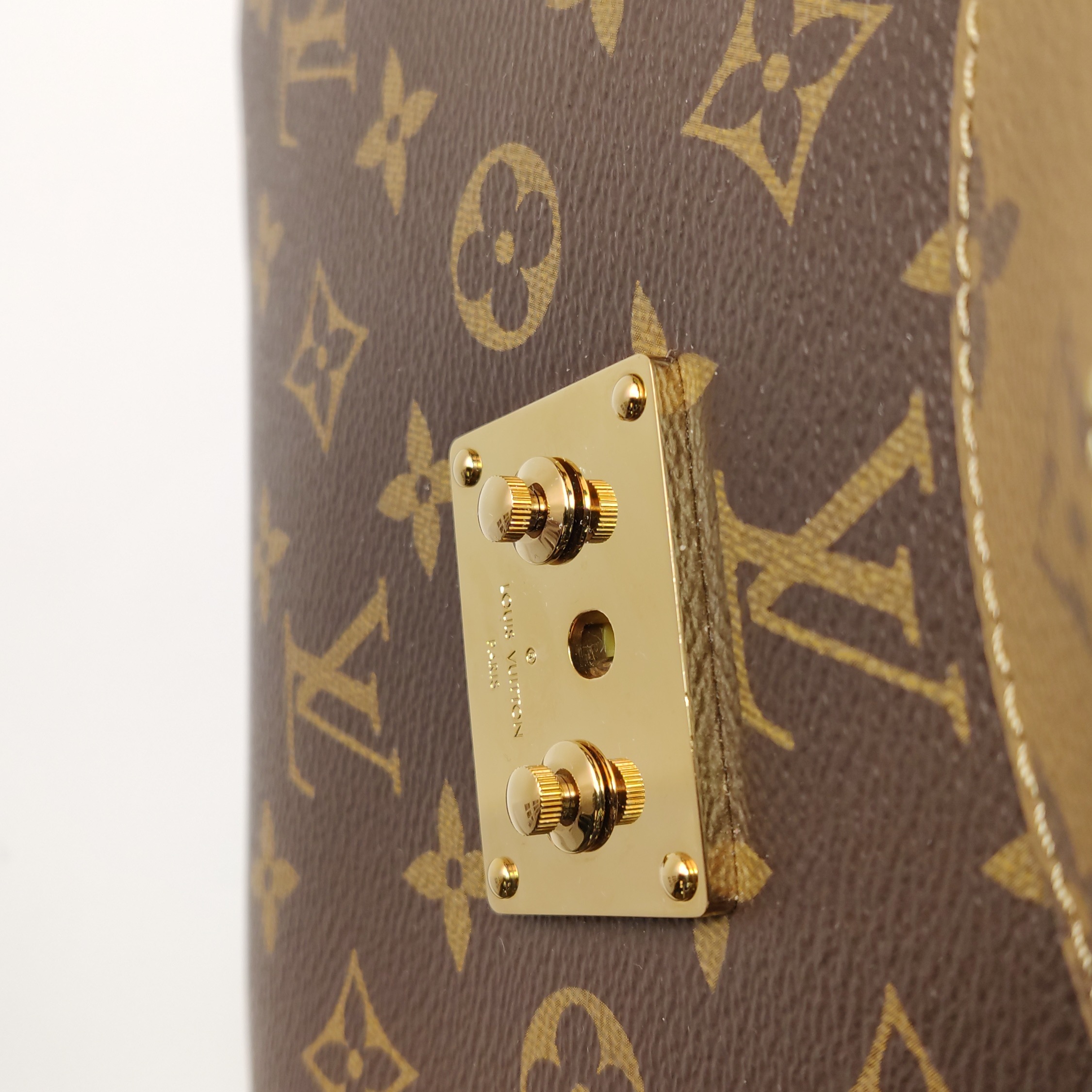 Louis Vuitton(LV)Twinny Handbag Monogram Canvas and Reverse Monogram Canvas with Leather — photo 10 of 14