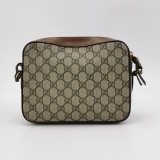 Gucci Horsebit 1955 Flap Pocket Camera Bag GG Coated Canvas and Leather Small — thumbnail 5