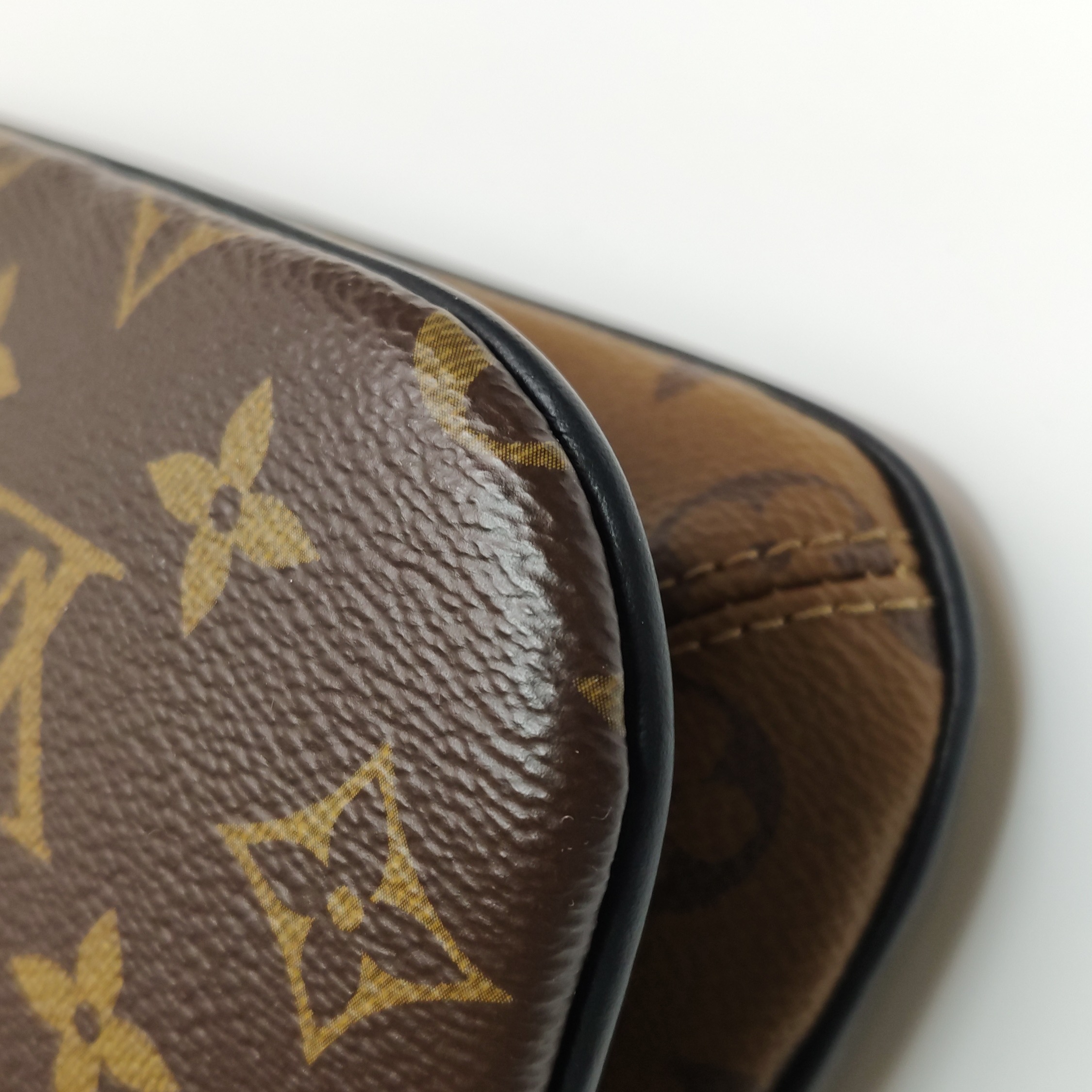 Louis Vuitton(LV)Twinny Handbag Monogram Canvas and Reverse Monogram Canvas with Leather — photo 14 of 14