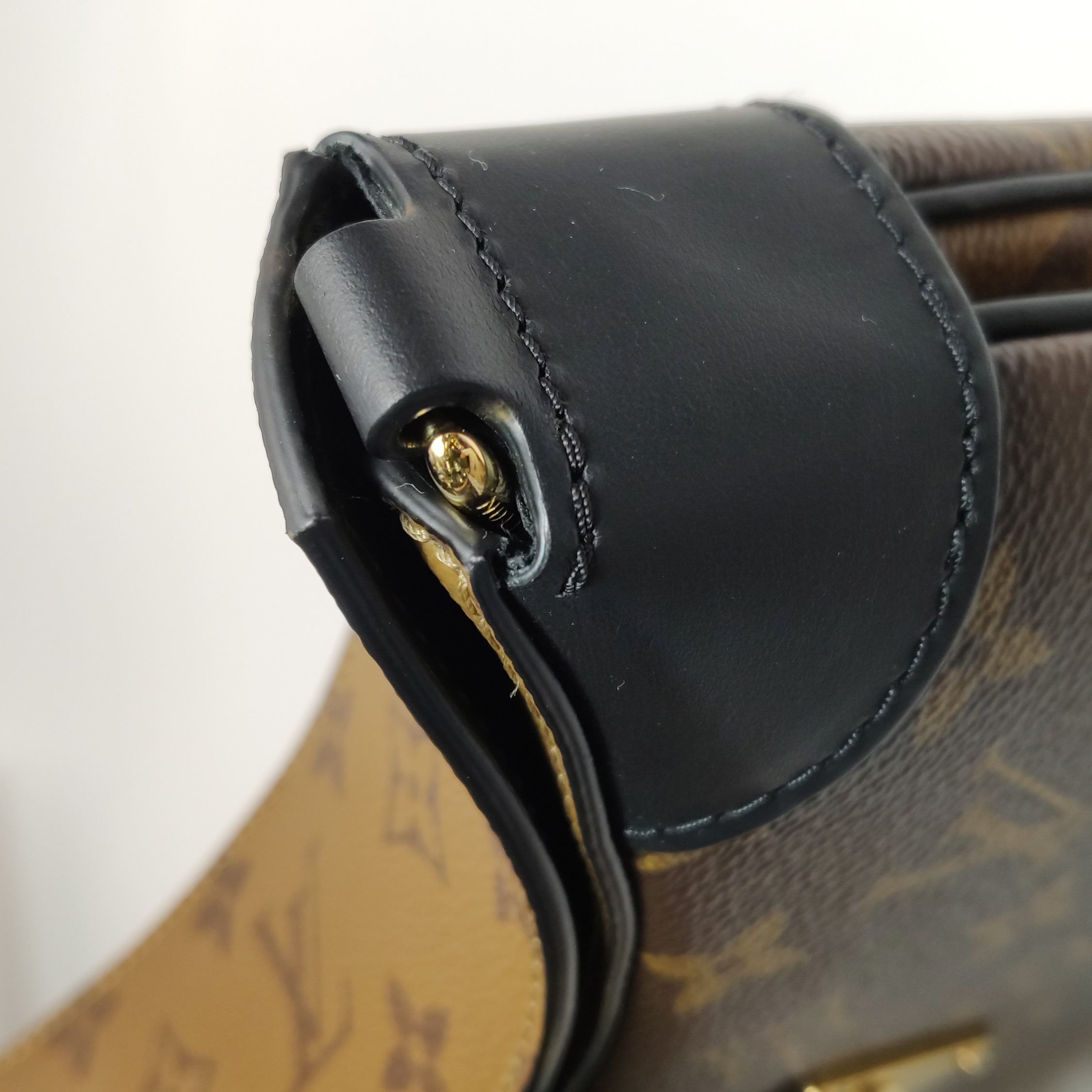 Louis Vuitton(LV)Twinny Handbag Monogram Canvas and Reverse Monogram Canvas with Leather — photo 13 of 14