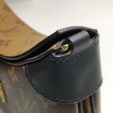 Louis Vuitton(LV)Twinny Handbag Monogram Canvas and Reverse Monogram Canvas with Leather — thumbnail 13