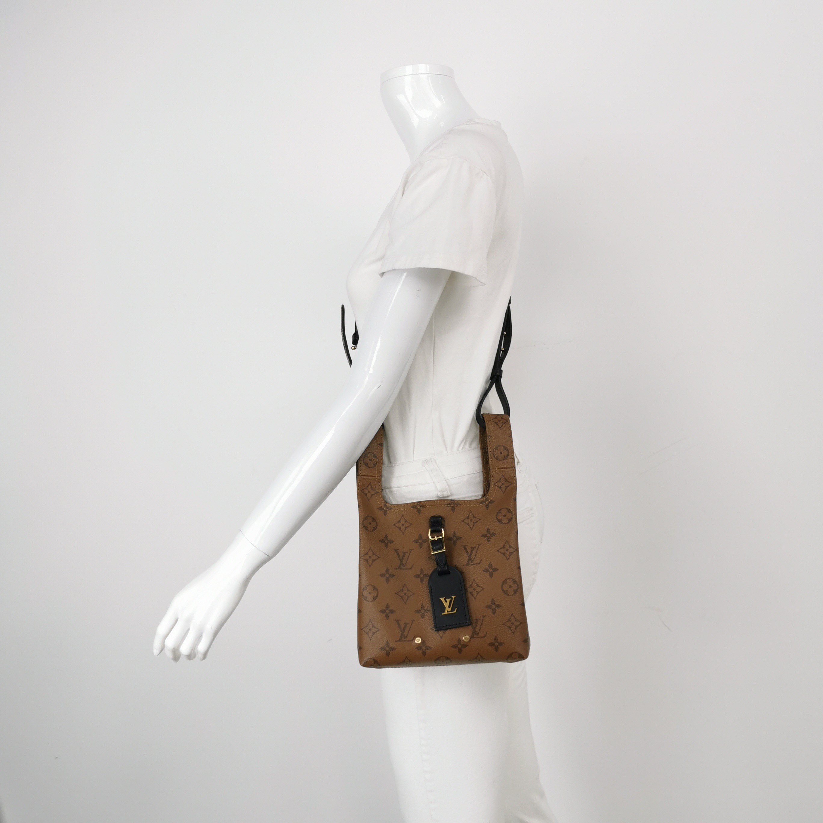 Louis Vuitton(LV) Atlantis Handbag Reverse Monogram Canvas BB — alternate view