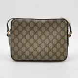 Gucci Horsebit 1955 Flap Pocket Camera Bag GG Coated Canvas and Leather Small — thumbnail 5
