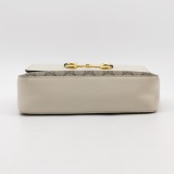 Gucci Horsebit 1955 Flap Pocket Camera Bag GG Coated Canvas and Leather Small — thumbnail 6