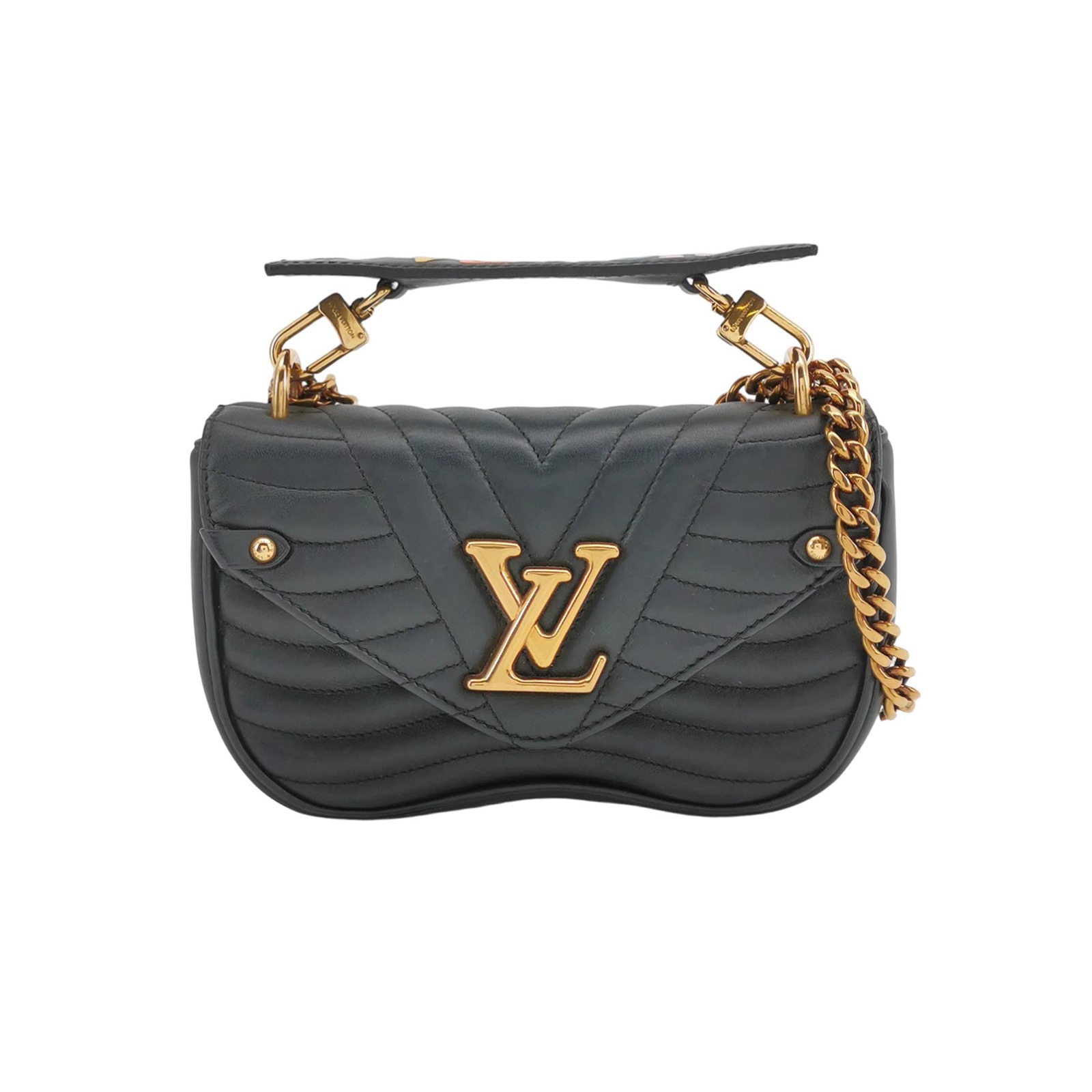 Louis Vuitton(LV) New Wave Chain Bag Quilted Leather PM — photo 1 of 15