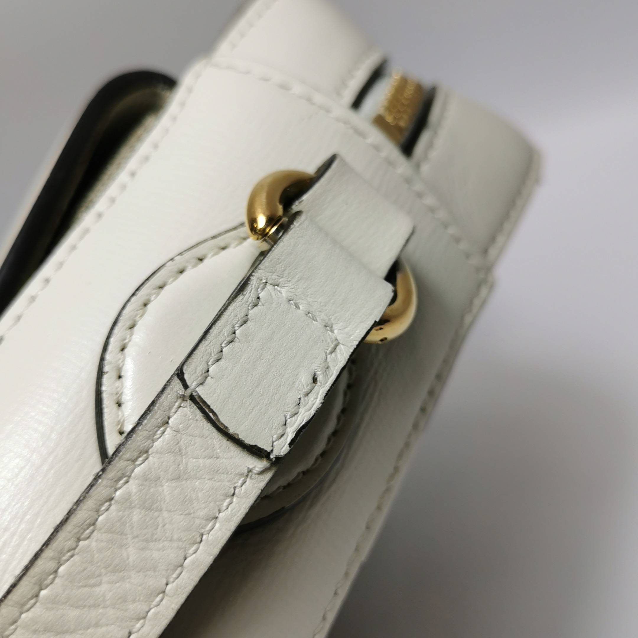 Gucci Horsebit 1955 Flap Pocket Camera Bag GG Coated Canvas and Leather Small — photo 9 of 10