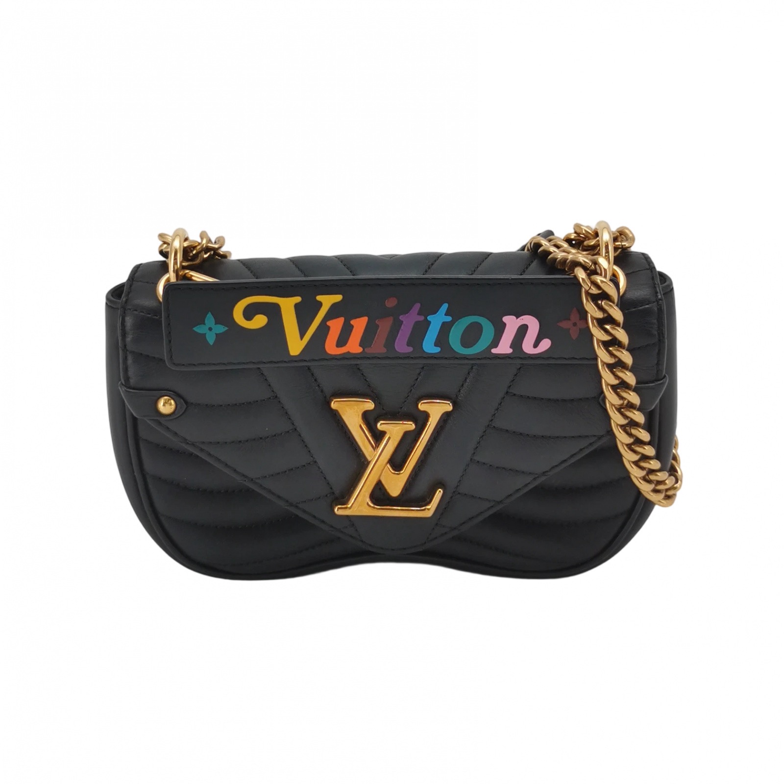 Louis Vuitton(LV) New Wave Chain Bag Quilted Leather PM — photo 1 of 16