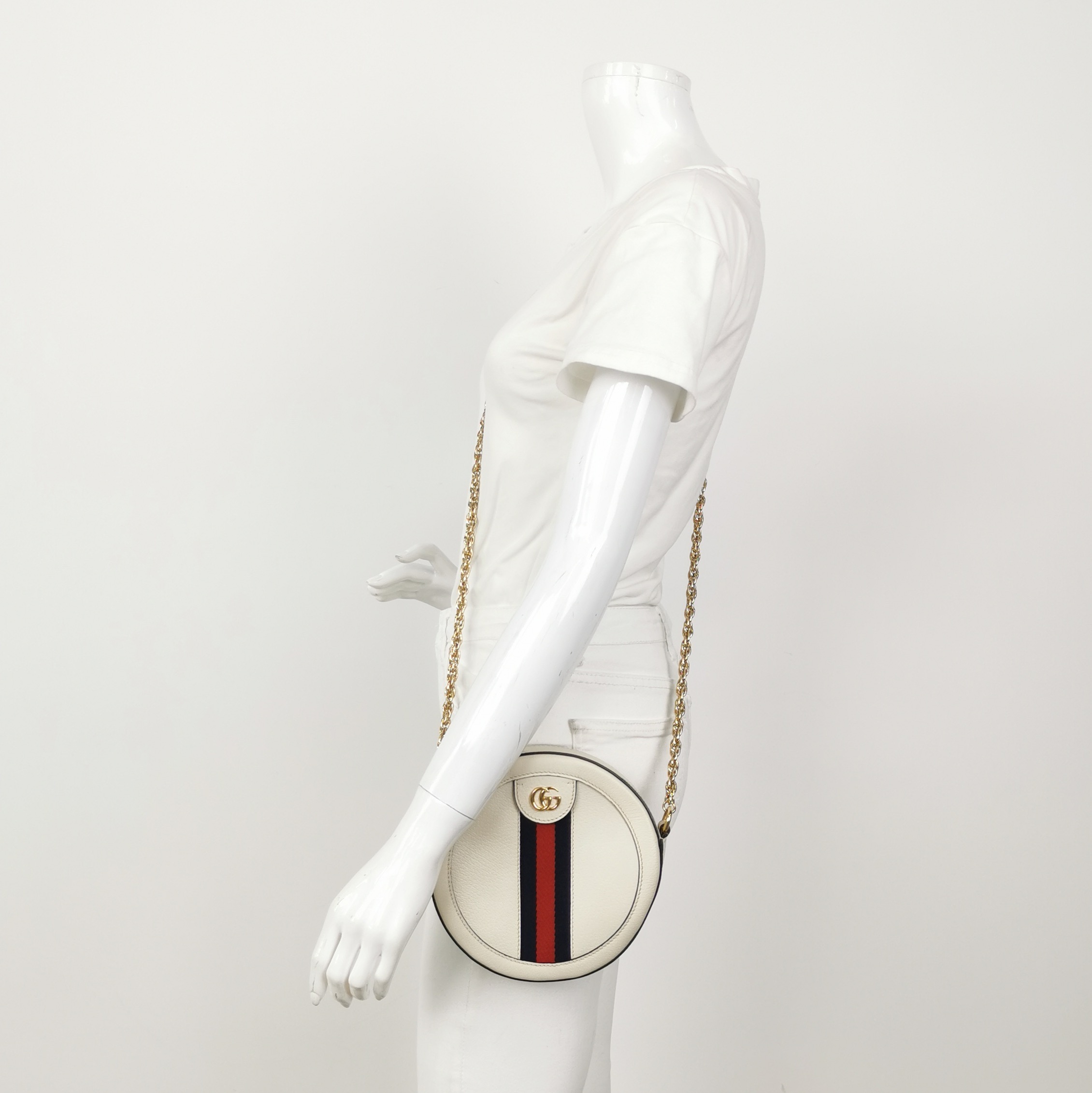 Gucci Ophidia Round Shoulder Bag Leather Mini — alternate view