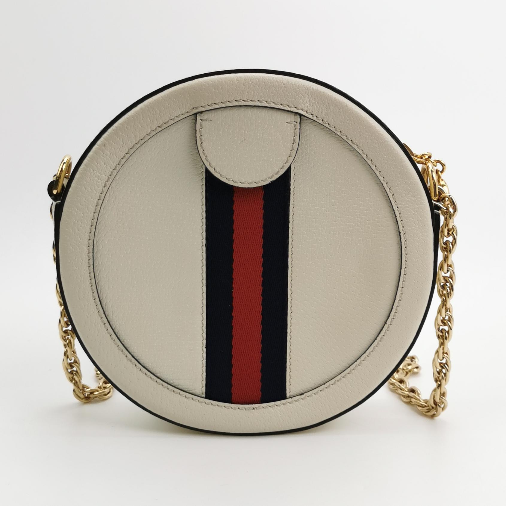 Gucci Ophidia Round Shoulder Bag Leather Mini — photo 5 of 11