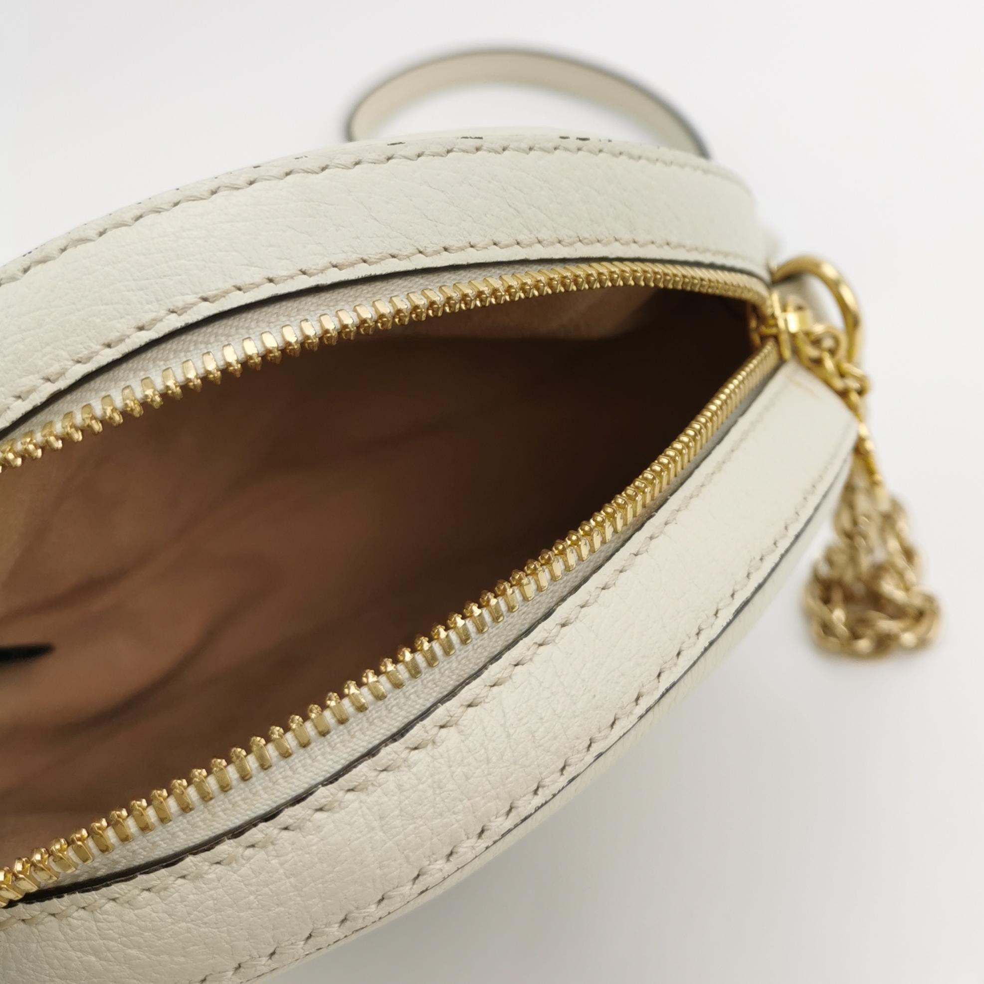 Gucci Ophidia Round Shoulder Bag Leather Mini — photo 10 of 11