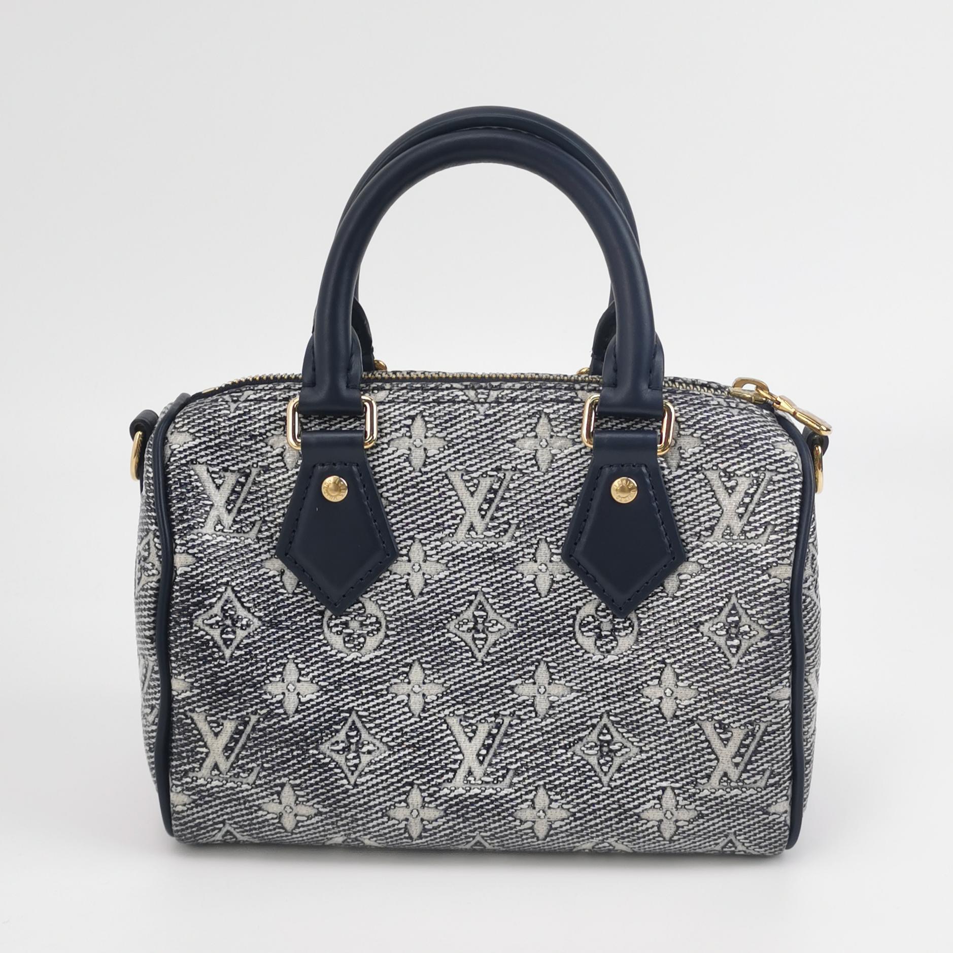 Louis Vuitton(LV) Speedy Bandouliere Bag Monoglam Jacquard Canvas 20 — photo 5 of 23