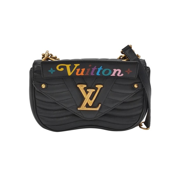 Louis Vuitton(LV) New Wave Chain Bag Quilted Leather PM — pre-owned, Vierlot