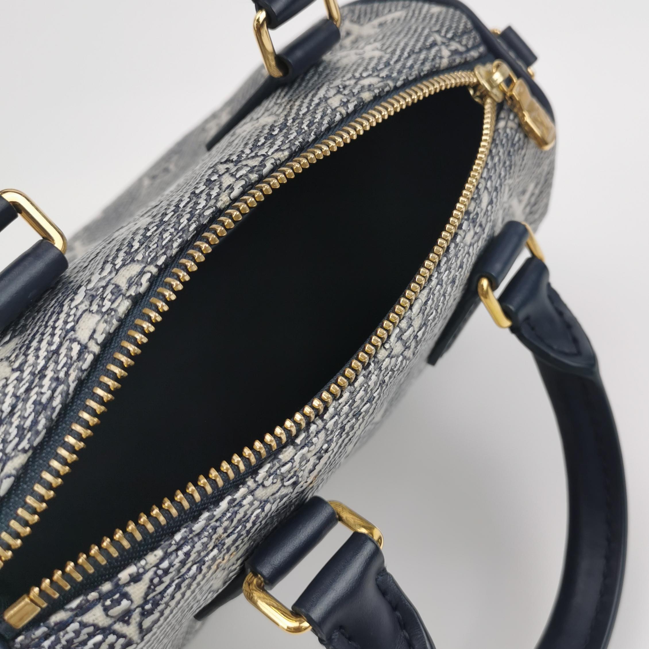 Louis Vuitton(LV) Speedy Bandouliere Bag Monoglam Jacquard Canvas 20 — photo 7 of 23