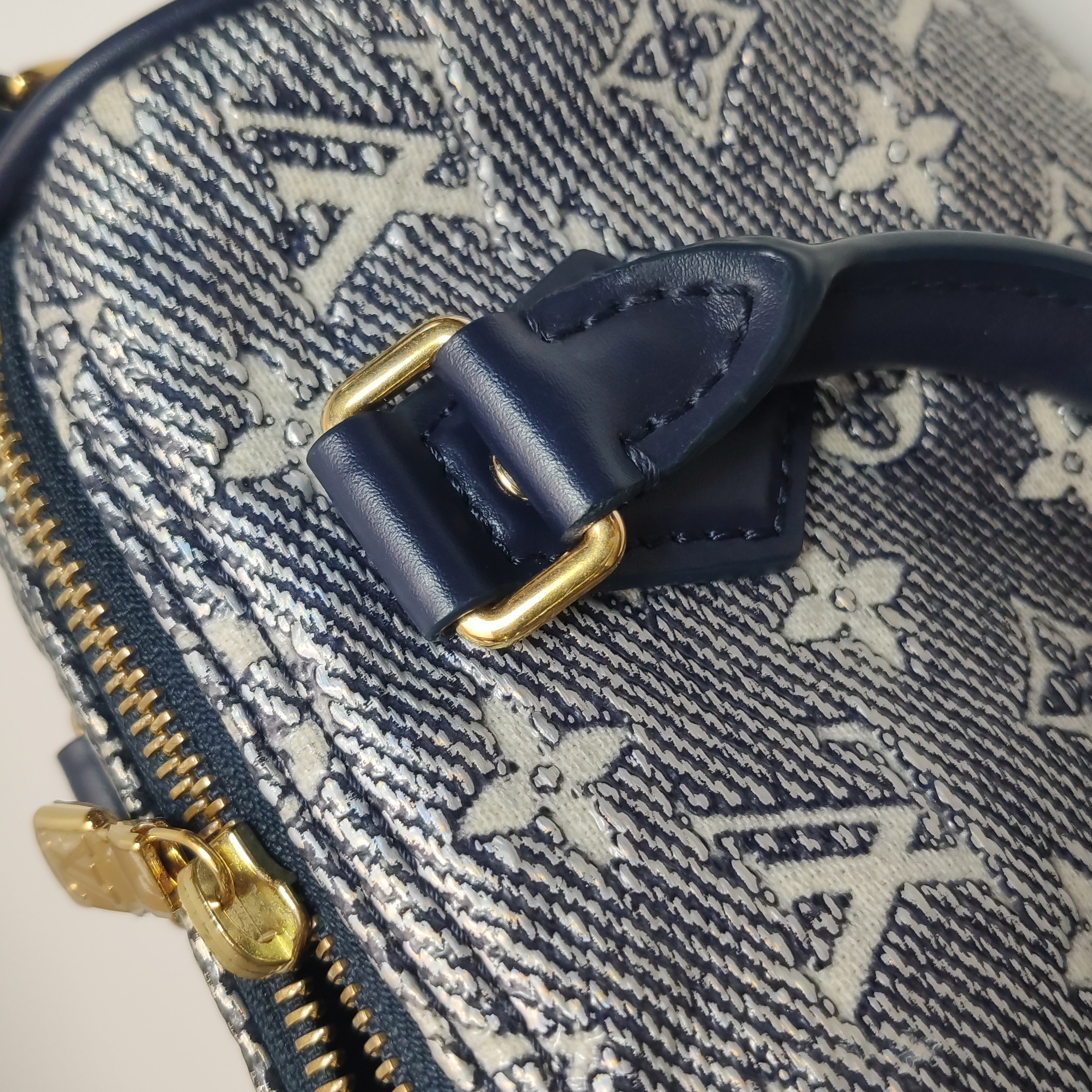 Louis Vuitton(LV) Speedy Bandouliere Bag Monoglam Jacquard Canvas 20 — photo 15 of 23