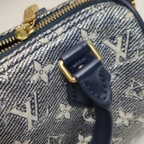 Louis Vuitton(LV) Speedy Bandouliere Bag Monoglam Jacquard Canvas 20 — thumbnail 15