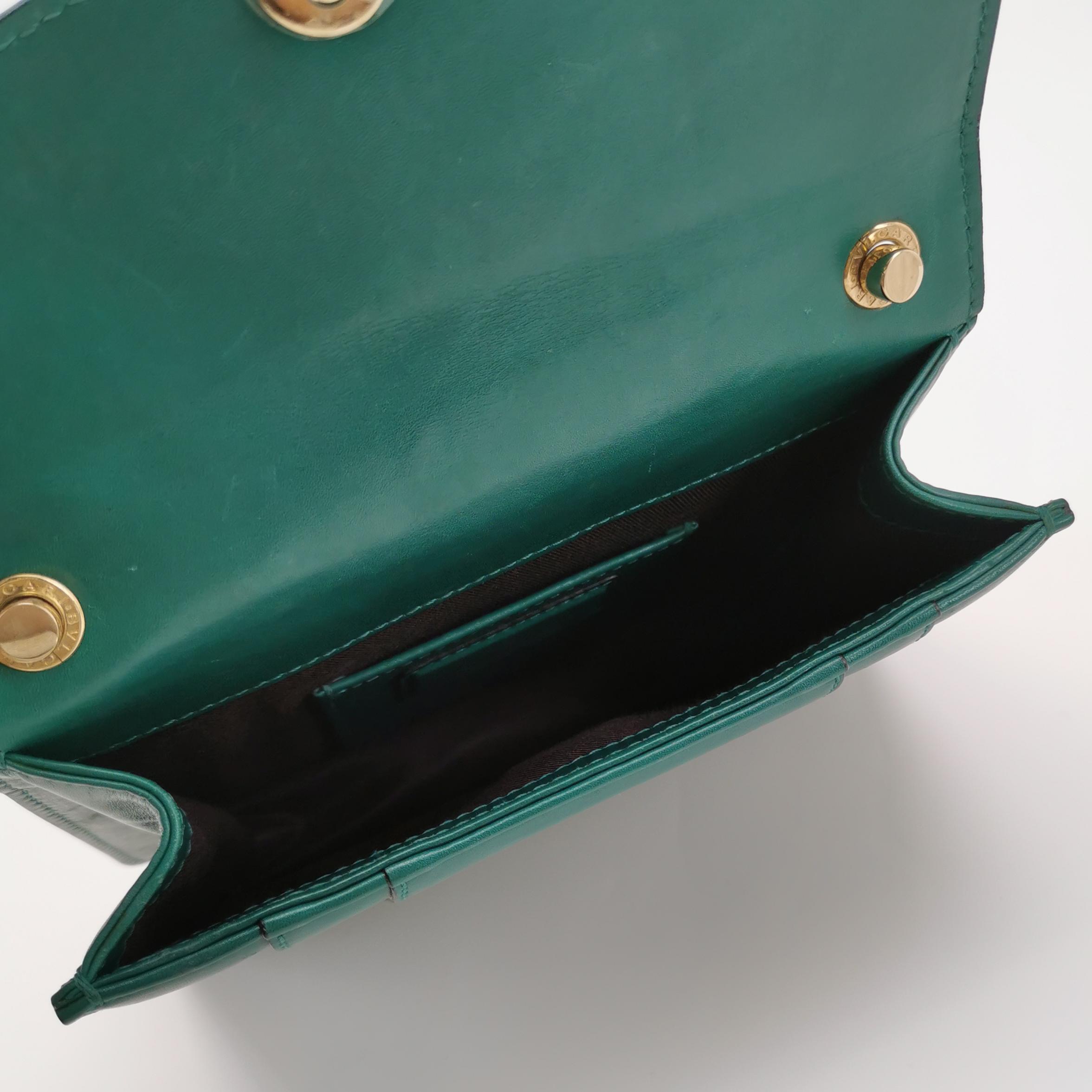 Bvlgari Serpenti Forever Square Shoulder Bag Leather Small — photo 7 of 12