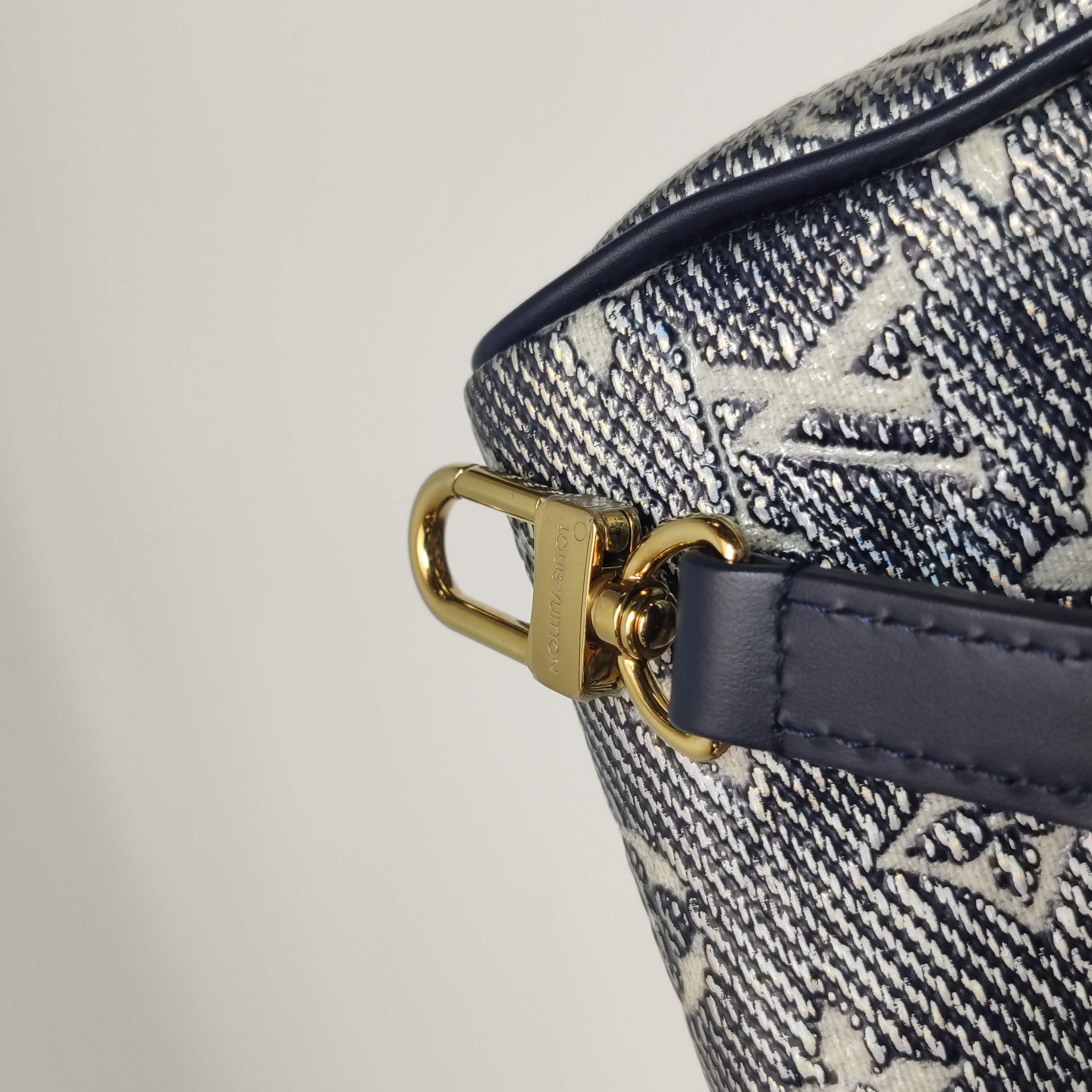 Louis Vuitton(LV) Speedy Bandouliere Bag Monoglam Jacquard Canvas 20 — photo 16 of 23