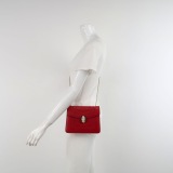 Bvlgari Serpenti Forever Square Shoulder Bag Leather Small — thumbnail 2