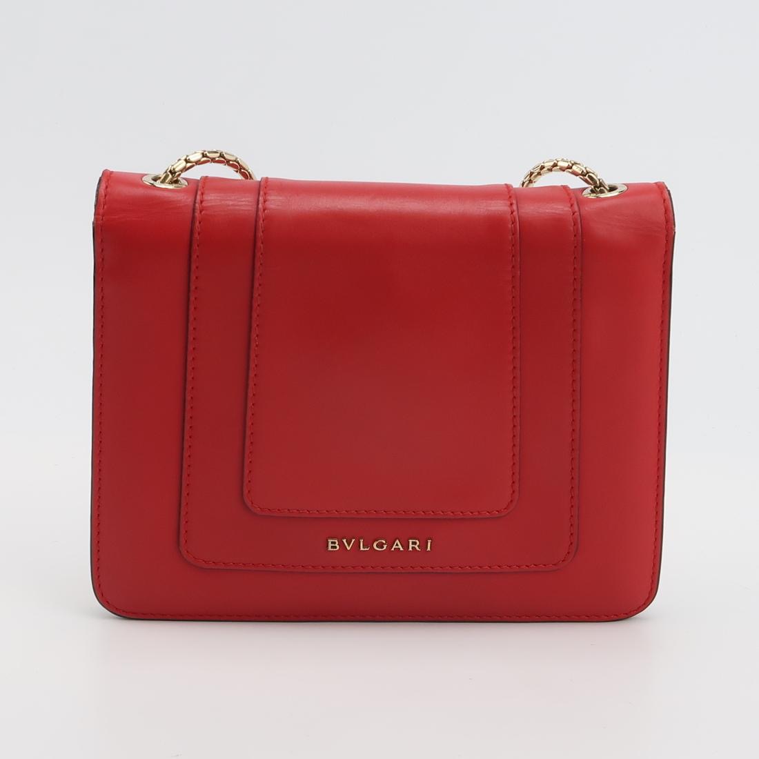 Bvlgari Serpenti Forever Square Shoulder Bag Leather Small — photo 5 of 10