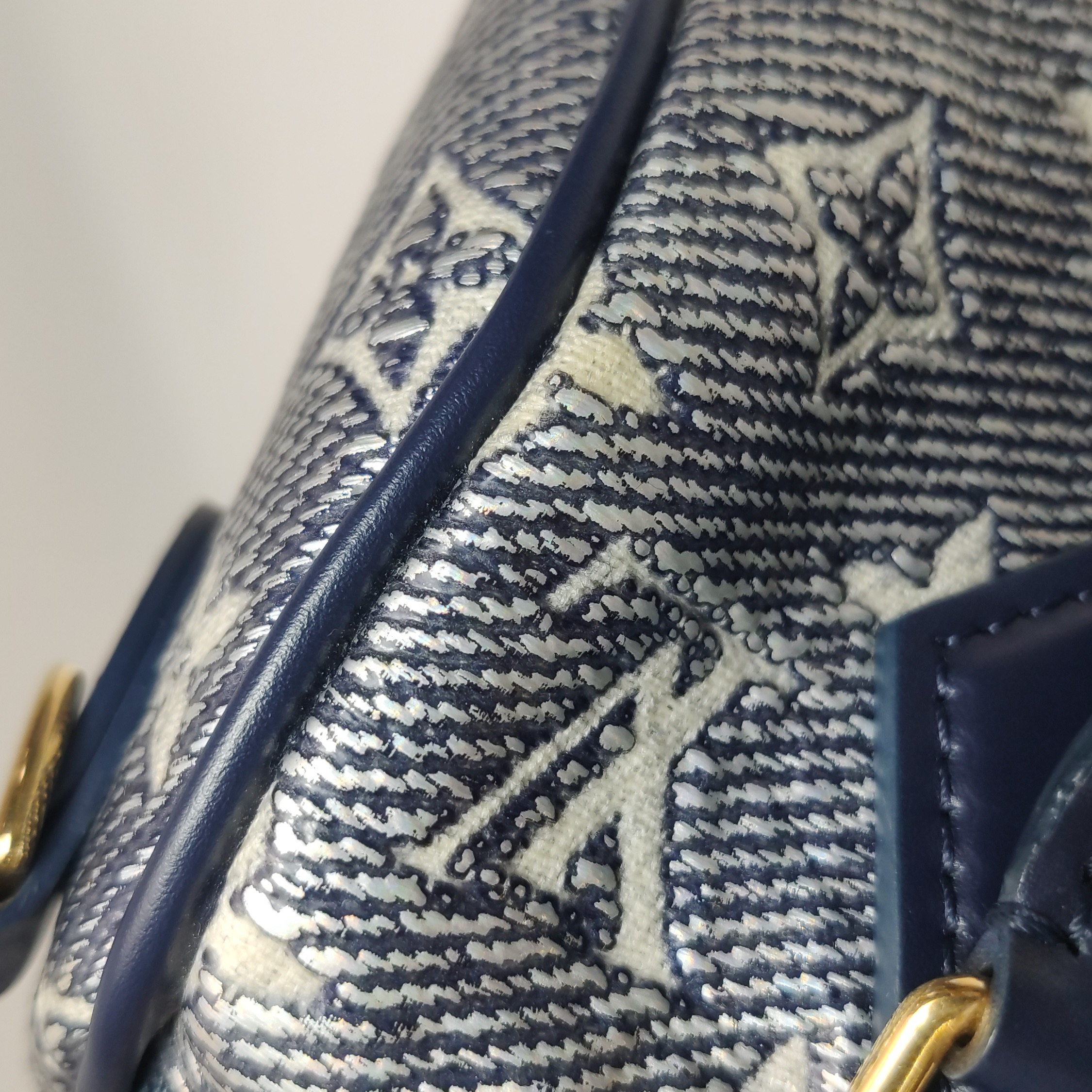 Louis Vuitton(LV) Speedy Bandouliere Bag Monoglam Jacquard Canvas 20 — photo 17 of 23
