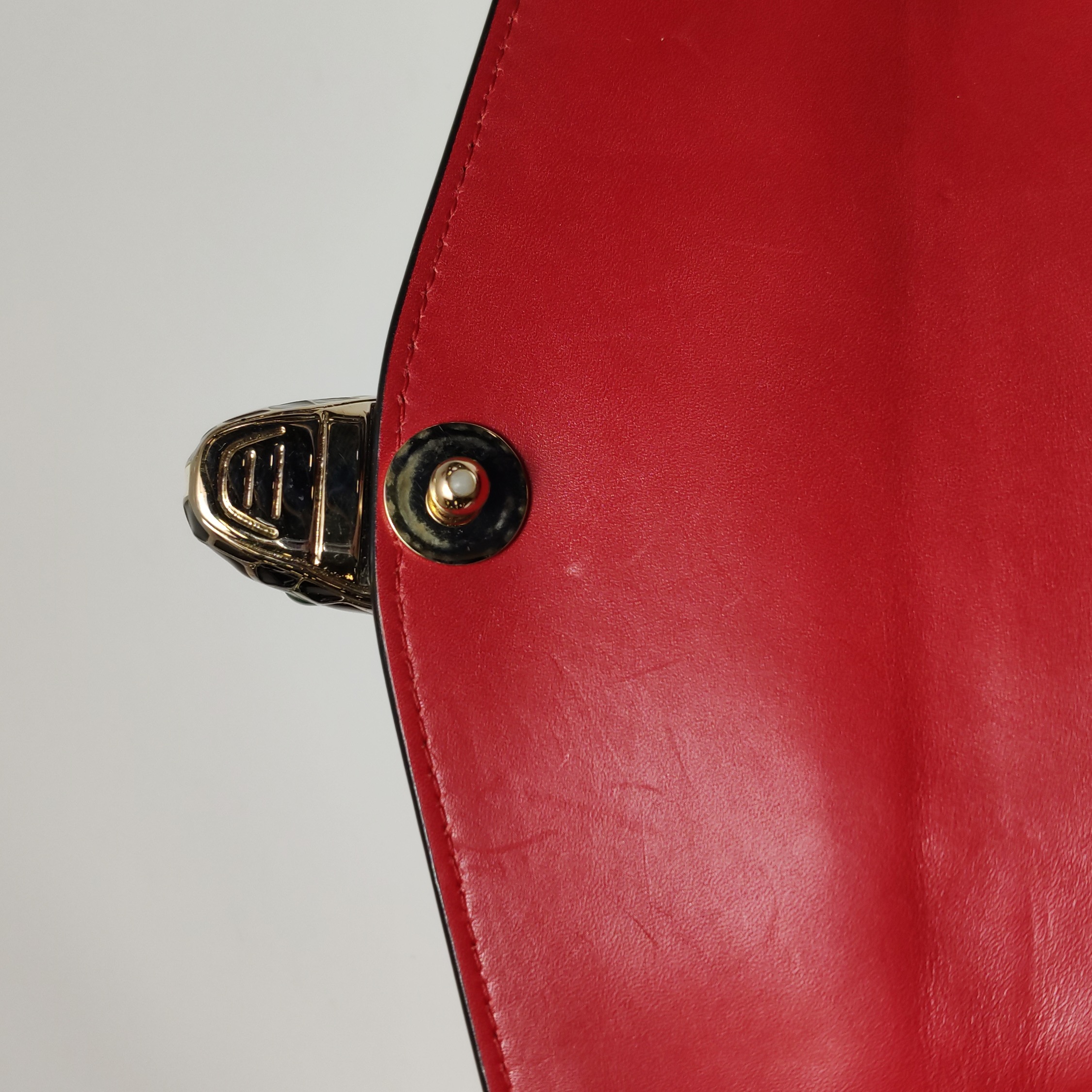 Bvlgari Serpenti Forever Square Shoulder Bag Leather Small — photo 9 of 10