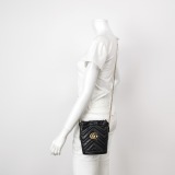 Gucci GG Marmont Bucket Bag Matelasse Leather Mini — thumbnail 2