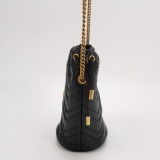 Gucci GG Marmont Bucket Bag Matelasse Leather Mini — thumbnail 3
