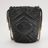 Gucci GG Marmont Bucket Bag Matelasse Leather Mini — thumbnail 5
