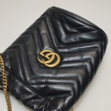 Gucci GG Marmont Bucket Bag Matelasse Leather Mini — thumbnail 7