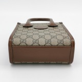 GUCCI GG Supreme Mini Brown GG Supreme/Leather — thumbnail 4