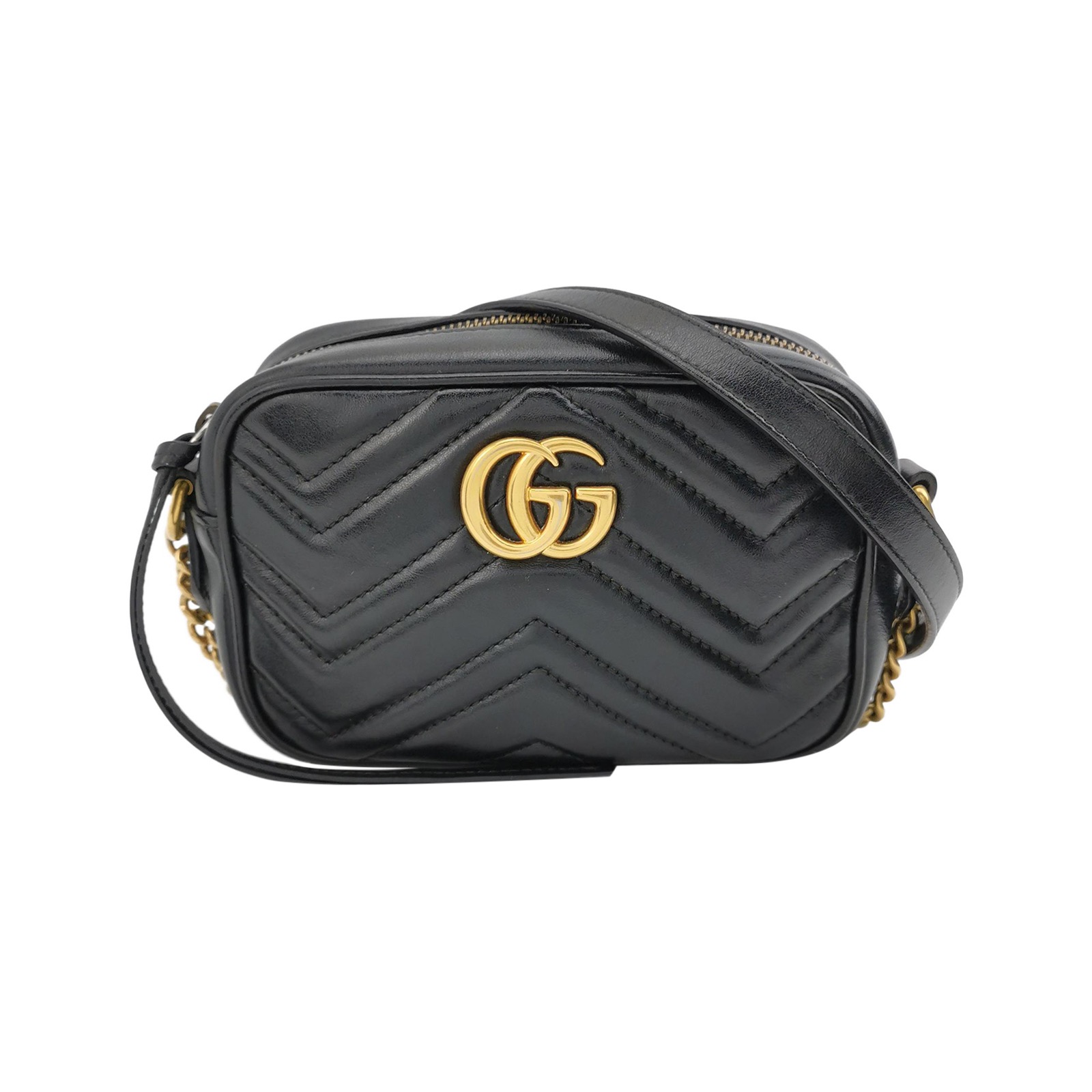 Gucci GG Marmont Shoulder Bag Matelasse Leather Mini — photo 1 of 14